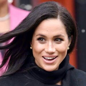 Like New Pippa Small 18k Gold Herkimer Diamond Studs ASO Meghan Markle Sussex.